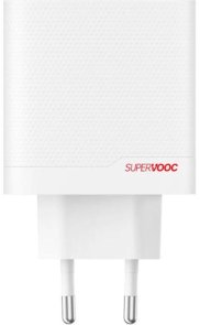 Зарядний пристрій OPPO SuperVOOC 80W Dual Ports White (OSAB7CF3AE)