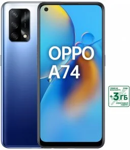 Фото: Смартфон OPPO A74 4/128GB Midnight Blue № 2 | KTC
