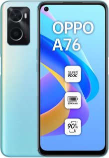 Смартфон OPPO A76 4/128GB Glowing Blue