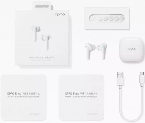 Фото: Навушники OPPO Enco W51 White № 6 | KTC