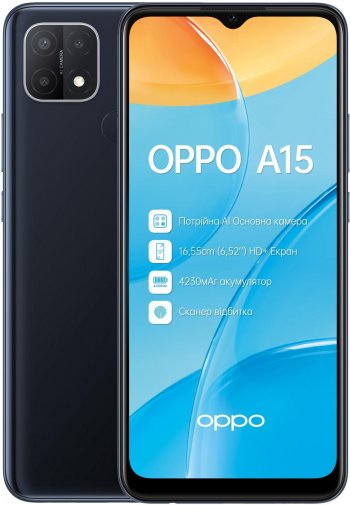 Смартфон OPPO A15 2/32GB Black