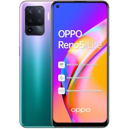 Смартфон OPPO Reno5 Lite 8/128GB Fantastic Purple | ОРРО Україна